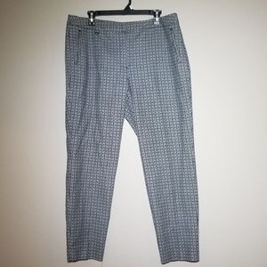 Adrianna Papell Printed Cropped Kate Pants